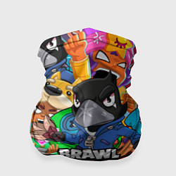 Бандана-труба BRAWL STARS CROW, цвет: 3D-принт