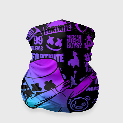 Бандана FORTNITE X MARSHMELLO / 3D-принт – фото 1