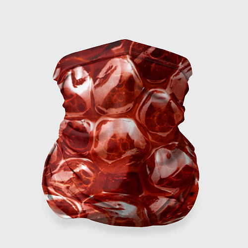 Бандана Красный Лед / 3D-принт – фото 1