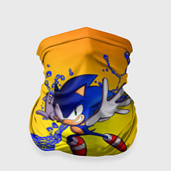 Бандана-труба Sonic - Соник, цвет: 3D-принт