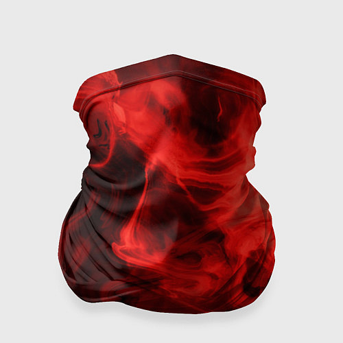 Бандана Красный дым / 3D-принт – фото 1