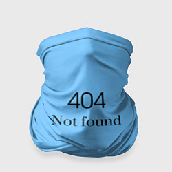 Бандана-труба 404 not found, цвет: 3D-принт