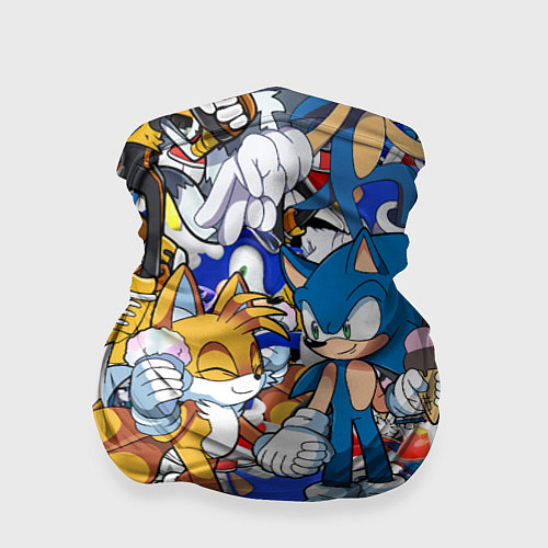 Бандана SONIC PATTERN / 3D-принт – фото 1