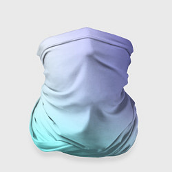 Бандана-труба Небесно голубой градиентный, цвет: 3D-принт