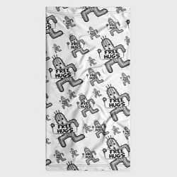 Бандана-труба FREE HUGS, цвет: 3D-принт — фото 2