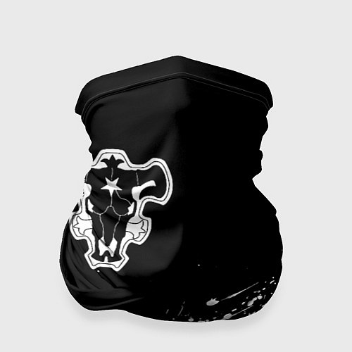 Бандана Черный Клевер Черный Бык 6 / 3D-принт – фото 1