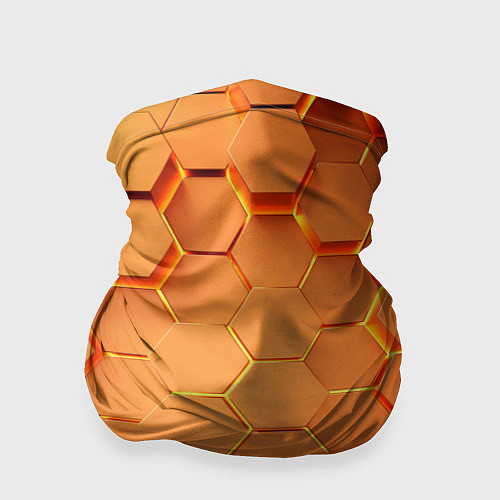 Бандана Золотые 3D плиты / 3D-принт – фото 1