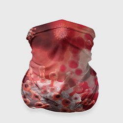 Бандана-труба Коронавирус, цвет: 3D-принт