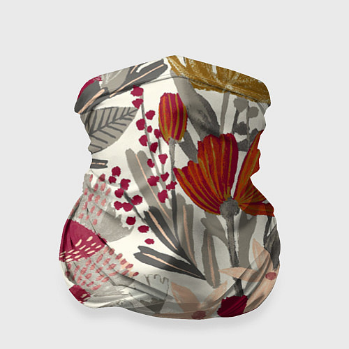 Бандана Полевые цветы / 3D-принт – фото 1