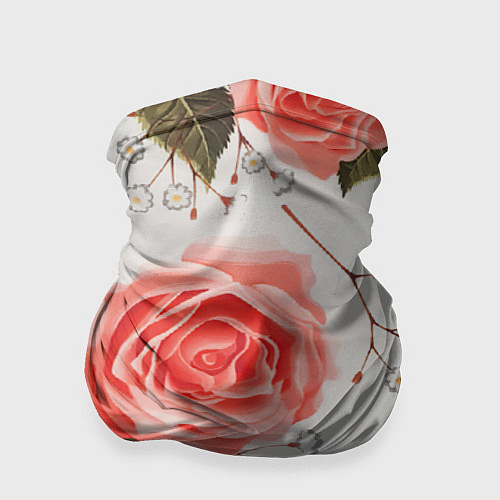 Бандана Нежные розы / 3D-принт – фото 1