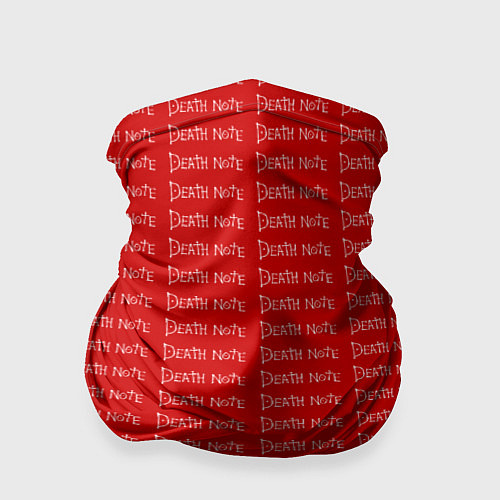 Бандана Death note pattern red / 3D-принт – фото 1