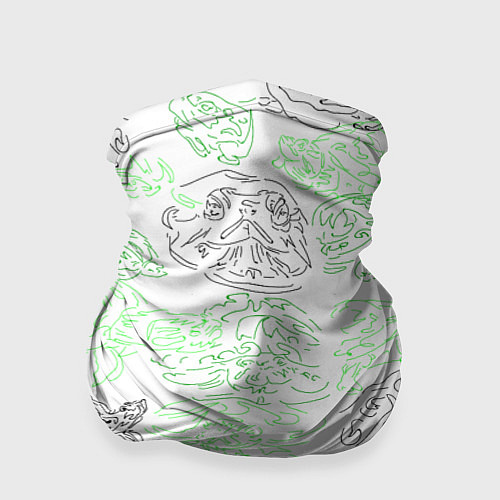Бандана Нарисованные черепашки / 3D-принт – фото 1