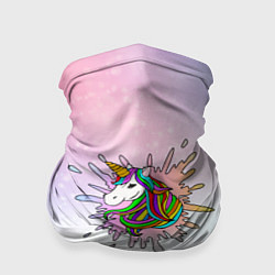 Бандана-труба Единорог, цвет: 3D-принт