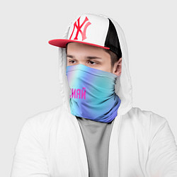 Бандана-труба СИЯЙ, цвет: 3D-принт — фото 2