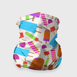 Бандана-труба Мороженое, цвет: 3D-принт