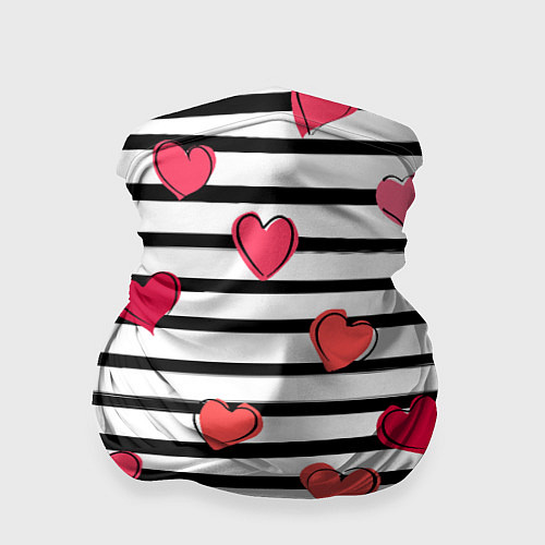Бандана Hearts Pattern / 3D-принт – фото 1