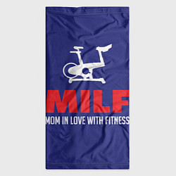 Бандана-труба Работающая фитнес-мама, цвет: 3D-принт — фото 2