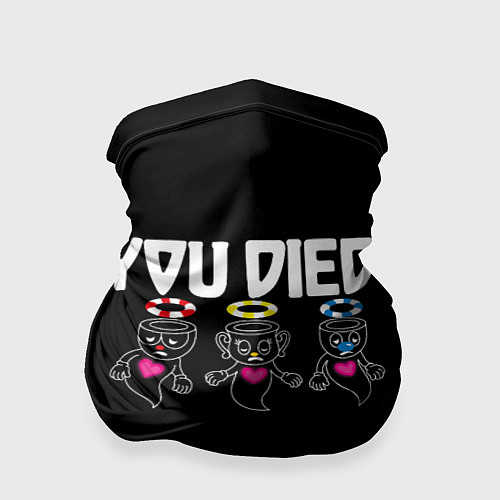 Бандана YOU DIED / 3D-принт – фото 1