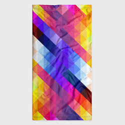 Бандана-труба Пиксельная радуга, цвет: 3D-принт — фото 2