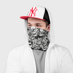 Бандана-труба Тату ретро, цвет: 3D-принт — фото 2