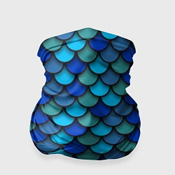 Бандана-труба Чешуя рыбы, цвет: 3D-принт