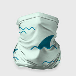 Бандана-труба Плавники акул, цвет: 3D-принт