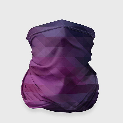 Бандана Фиолетово-бордовый узор / 3D-принт – фото 1