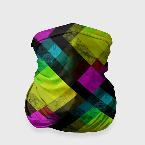 Бандана Абстрактный разноцветный узор / 3D-принт – фото 1