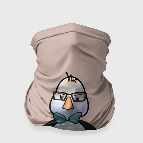 Бандана Умная птица / 3D-принт – фото 1