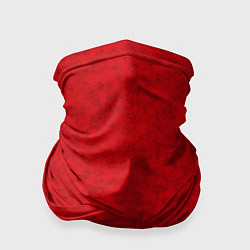Бандана-труба Ярко-красный мраморный узор, цвет: 3D-принт