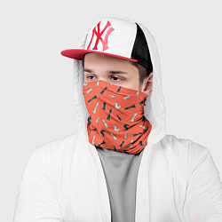 Бандана-труба Шахматы паттерн, цвет: 3D-принт — фото 2