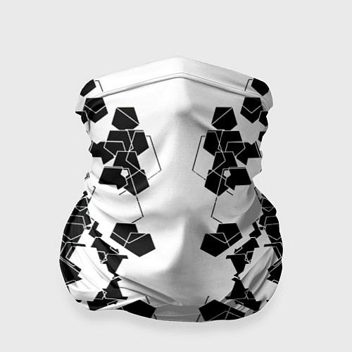 Бандана Пятиугольники абстракция / 3D-принт – фото 1