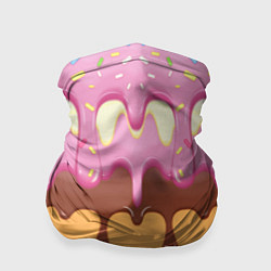 Бандана-труба Мороженое Ice Scream Z, цвет: 3D-принт