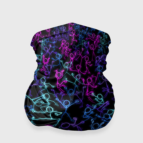 Бандана Neon Rave Party / 3D-принт – фото 1