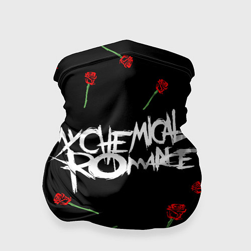 Бандана MY CHEMICAL ROMANCE РОЗЫ MCR ROSES / 3D-принт – фото 1