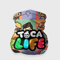 Бандана-труба Toca Life: Faces, цвет: 3D-принт