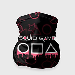 Бандана-труба Squid Game Pattern, цвет: 3D-принт