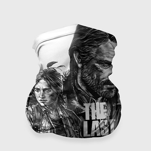 Бандана THE LAST OF US ЧЁРНО БЕЛЫЙ / 3D-принт – фото 1