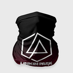 Бандана-труба LINKIN PARK LOGO CARBON, цвет: 3D-принт