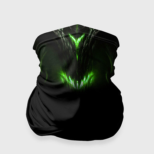 Бандана МОРДА МОНСТРА NEON MONSTER FACE / 3D-принт – фото 1