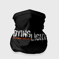 Бандана-труба DYING LIGHT РАЗЛОМЫ ТРЕЩИНЫ, цвет: 3D-принт