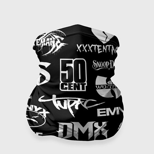 Бандана RAP & HIP HOP LOGOS / 3D-принт – фото 1