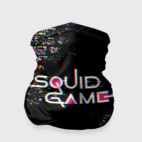 Бандана ИГРА В КАЛЬМАРА ГЛИТЧ SQUID GAME GLITCH / 3D-принт – фото 1