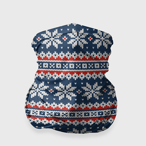 Бандана Knitted Christmas Pattern / 3D-принт – фото 1