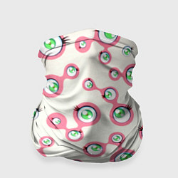 Бандана-труба Такаси Мураками, Jellyfish Eyes, цвет: 3D-принт