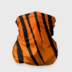 Бандана-труба Шкура тигра диагональ, цвет: 3D-принт