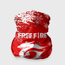 Бандана-труба Free Fire - Новогодний, цвет: 3D-принт