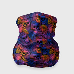 Бандана-труба Мёртвые Стильные Хипстеры, цвет: 3D-принт