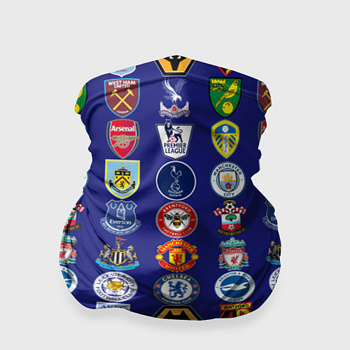 Бандана Футбольные клубы Английской Премьер Лиги / 3D-принт – фото 1