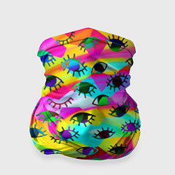 Бандана-труба Психоделические взгляды, цвет: 3D-принт